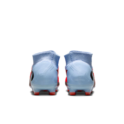 Nike Phantom 6 High Top 360 Pro FG Firm Ground Soccer Cleats - Royal Tint/ Bright Crimson