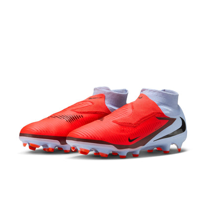 Nike Phantom 6 High Top 360 Pro FG Firm Ground Soccer Cleats - Royal Tint/ Bright Crimson