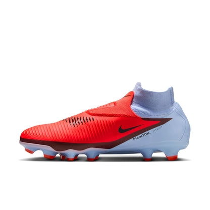 Nike Phantom 6 High Top 360 Pro FG Firm Ground Soccer Cleats - Royal Tint/ Bright Crimson
