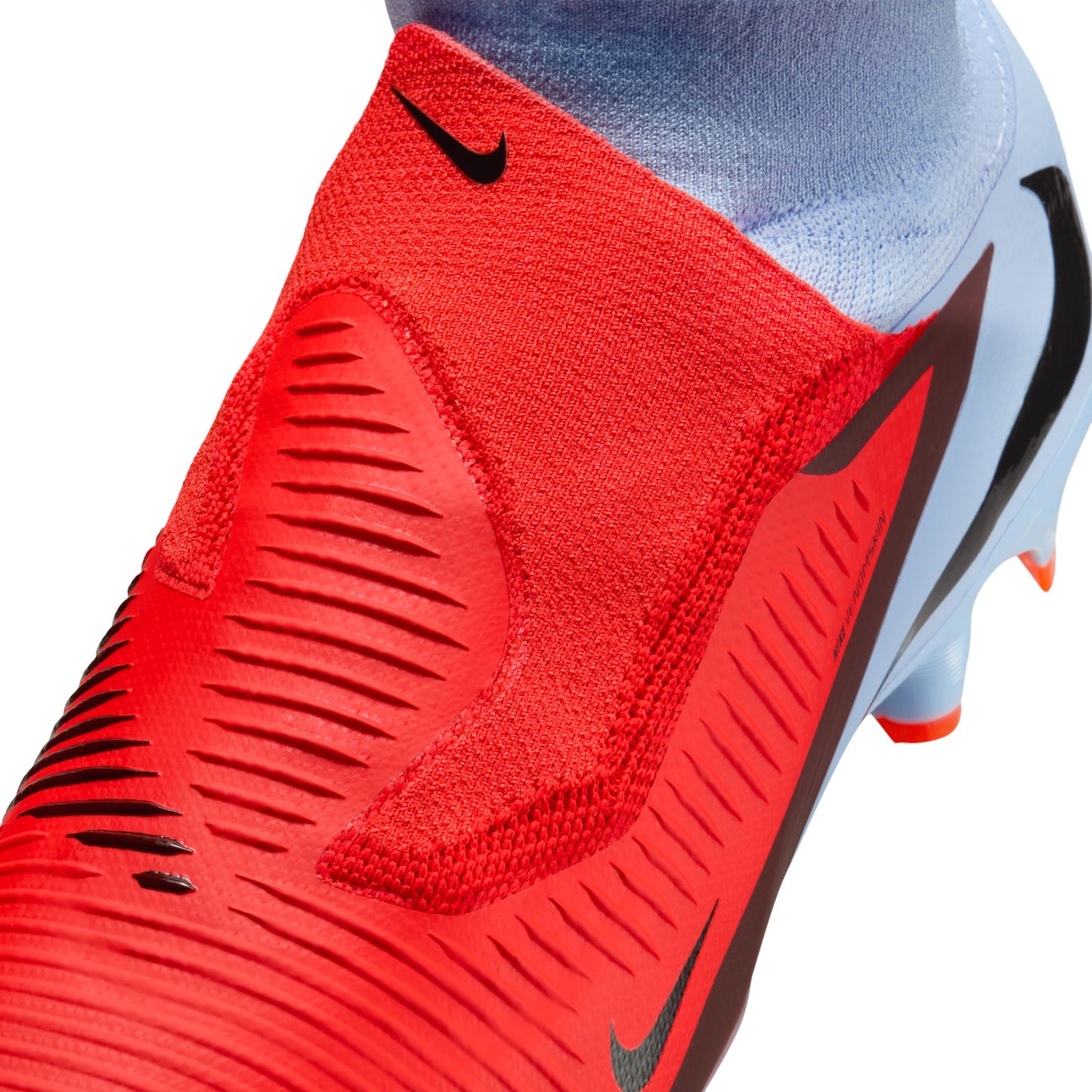 Nike Phantom 6 High Top 360 Pro FG Firm Ground Soccer Cleats - Royal Tint/ Bright Crimson