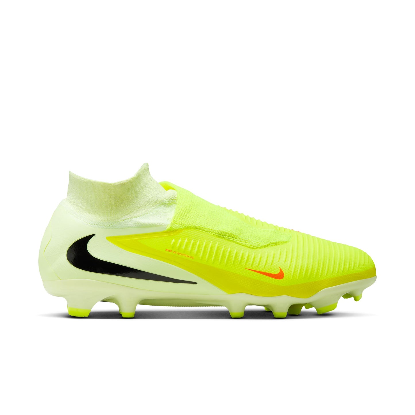 Nike Phantom 6 High Pro FG Firm Ground Soccer Cleat- Hyper Crimson/Black- Limelight