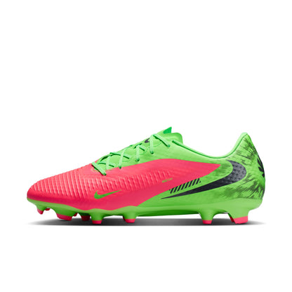 Nike Phantom 6 Low Academy EH Erling Haaland FG Firm Ground Soccer Cleats - Hot Punch/ Black/ Green Strike