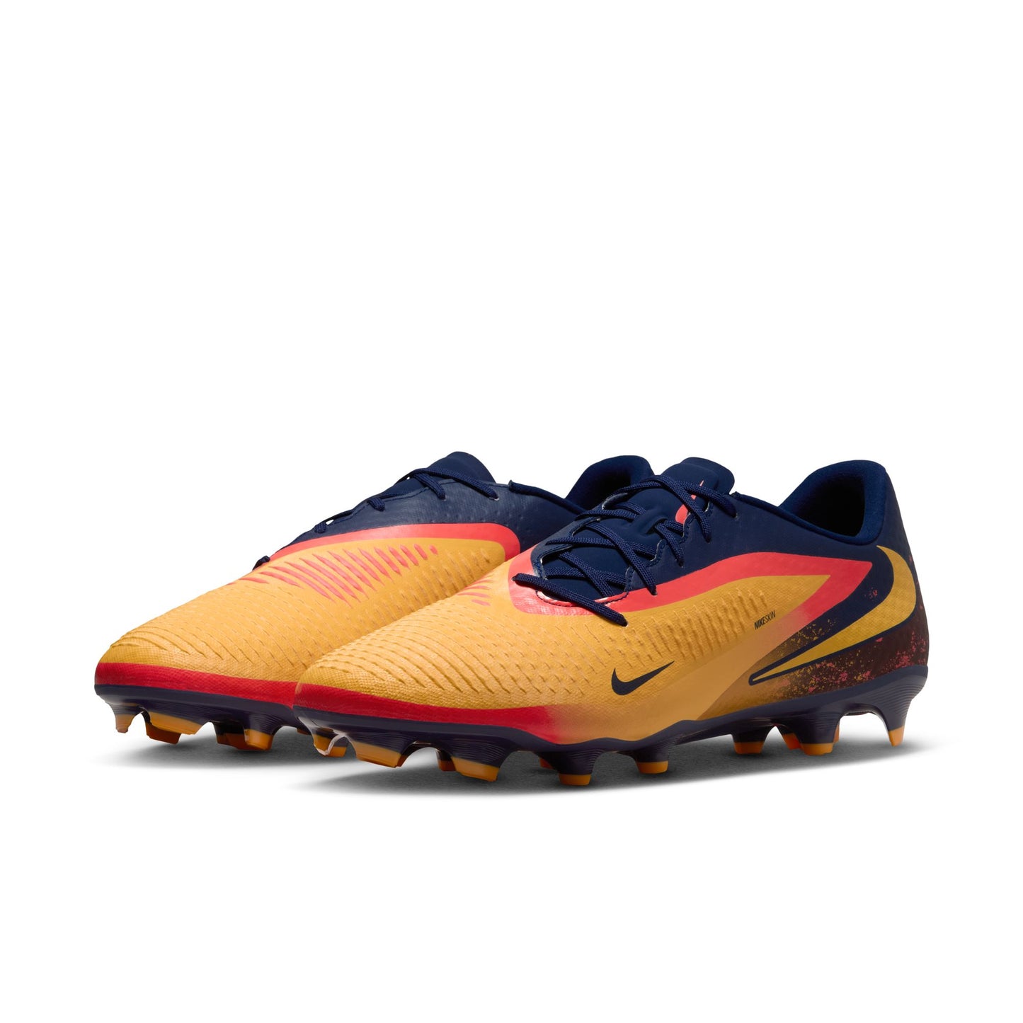 Nike Phantom 6 360 Academy EH FG Firm Ground Soccer Cleats - Laser Orange/ Lemon Venom/ Blue Void