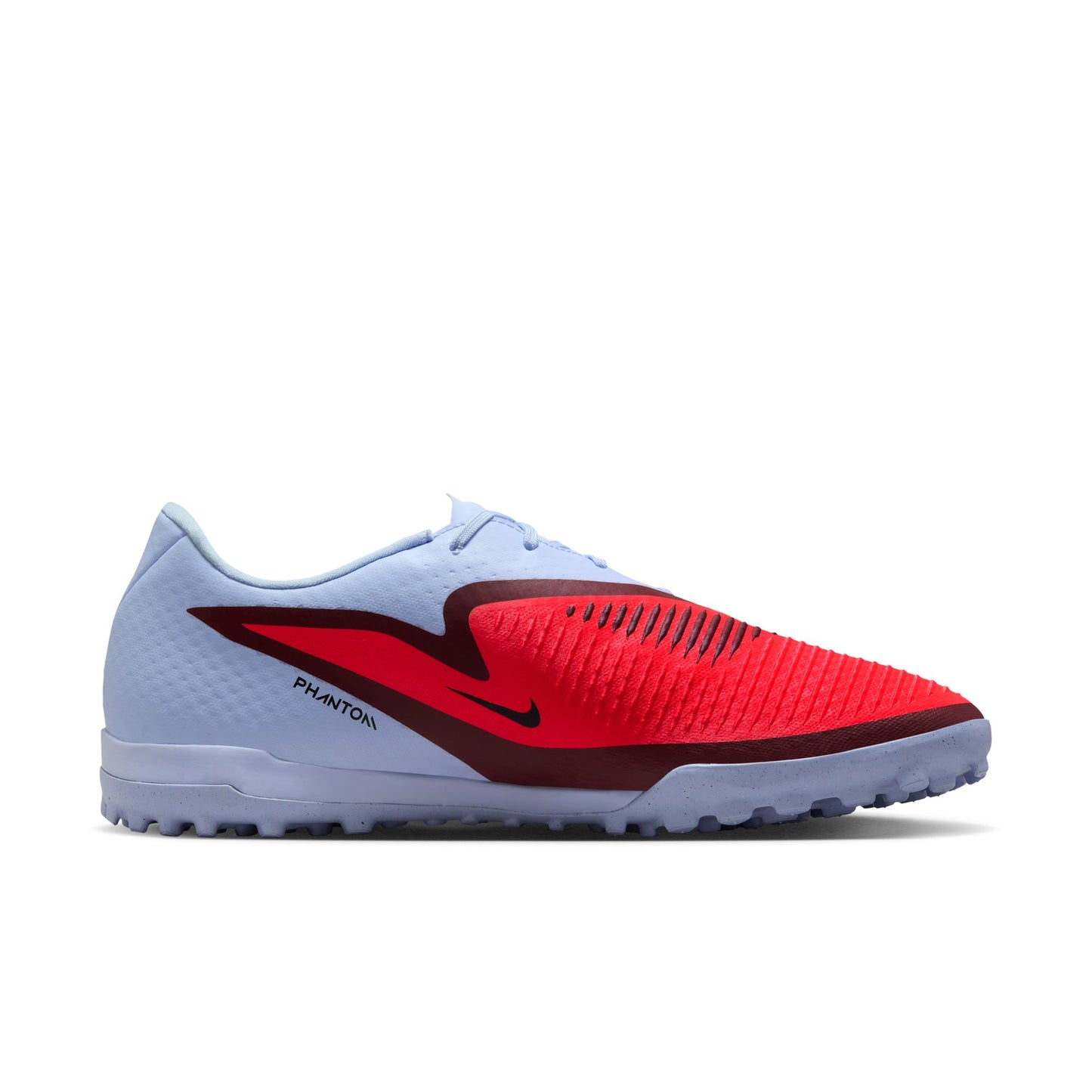 Nike Phantom 6 360 Academy TF Turf Soccer Shoes - Royal Tint/ Bright Crimson