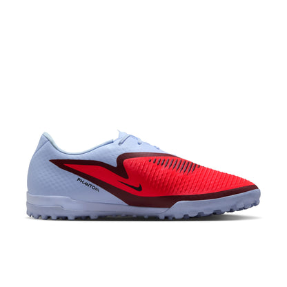 Nike Phantom 6 360 Academy TF Turf Soccer Shoes - Royal Tint/ Bright Crimson