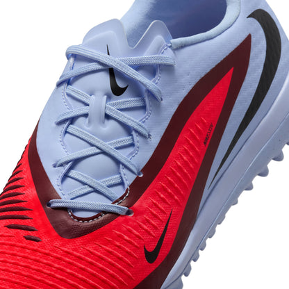Nike Phantom 6 360 Academy TF Turf Soccer Shoes - Royal Tint/ Bright Crimson
