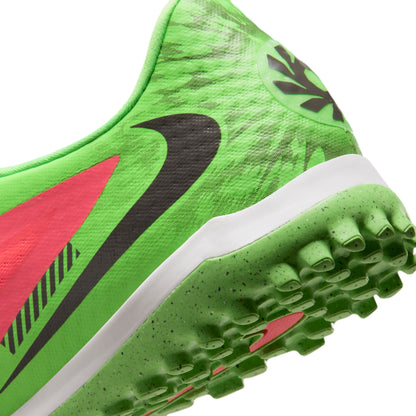 Nike Phantom 6 Low Academy EH Erling Haaland TF Turf Soccer Shoes - Hot Punch/ Black/ Green Strike (Copy)