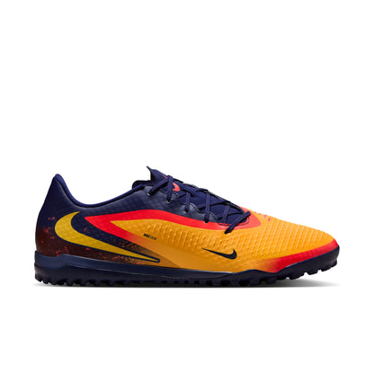Nike Phantom 6 360 Academy EH TF Turf Soccer Shoes - Laser Orange/ Lemon Venom-Blue Void