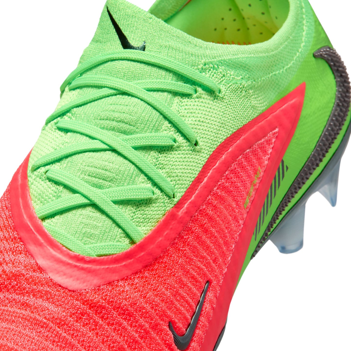 Nike Phantom 6 Low Elite EH Erling Haaland FG Firm Ground Soccer Cleat - Hot Punch/ Black/ Green Strike