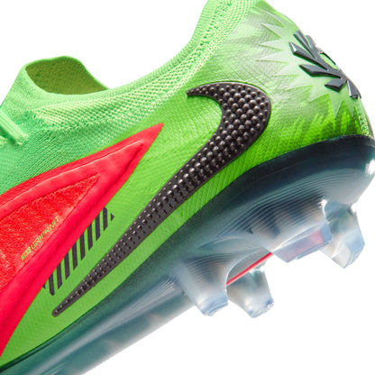 Nike Phantom 6 Low Elite EH Erling Haaland FG Firm Ground Soccer Cleat - Hot Punch/ Black/ Green Strike