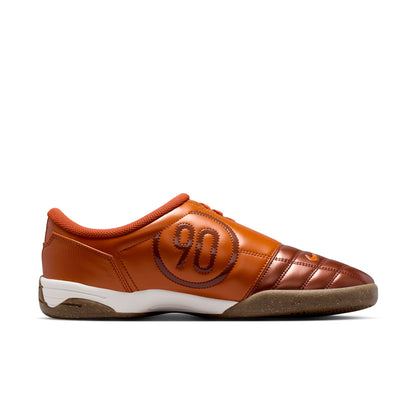 Nike T90 SP Indoor Soccer Shoe- Cinnamon/ Campfire Orange Sail