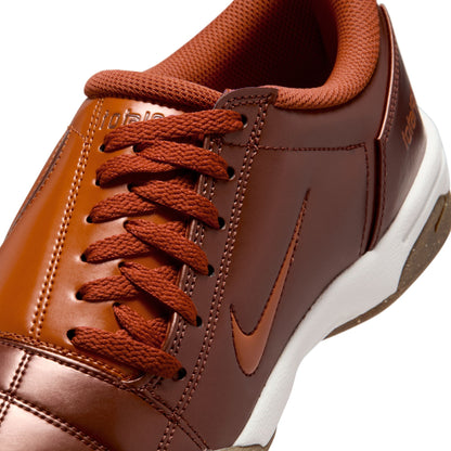 Nike T90 SP Indoor Soccer Shoe- Cinnamon/ Campfire Orange Sail