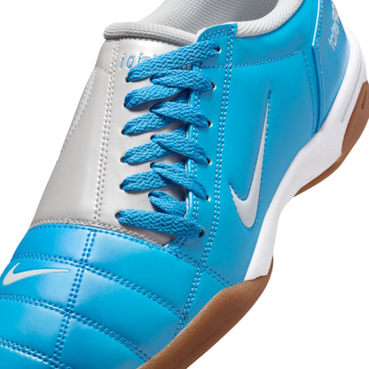 Nike T90 SP Indoor Soccer Shoe- University Blue/White/Vast Grey