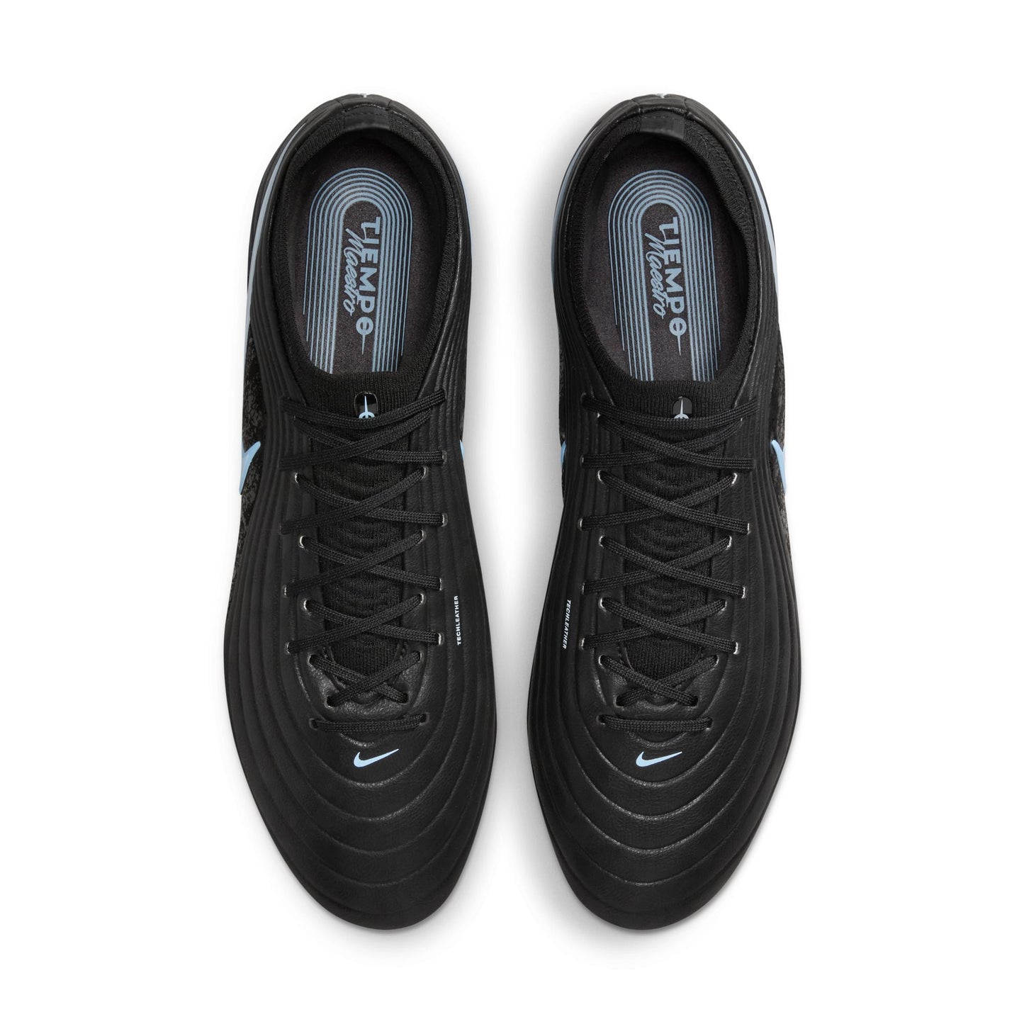 Nike Tiempo Maestro Elite FG Firm Ground Soccer Cleat - Black/Ice Blue