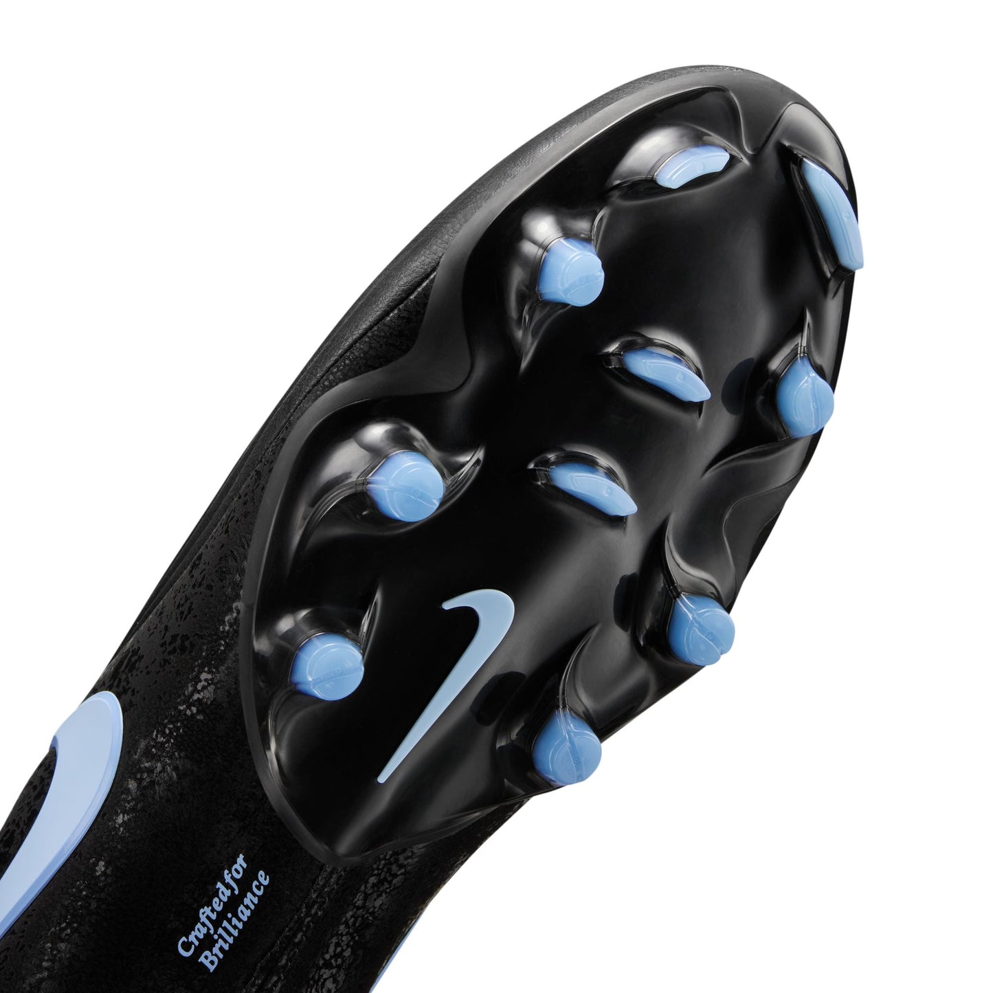 Nike Tiempo Maestro Elite FG Firm Ground Soccer Cleat - Black/Ice Blue