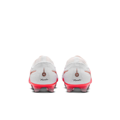 Nike Tiempo Maestro Elite FG  Firm Ground Soccer Cleats - White-Blur/ Bright Crimson