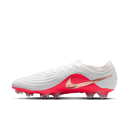 Nike Tiempo Maestro Elite FG  Firm Ground Soccer Cleats - White-Blur/ Bright Crimson