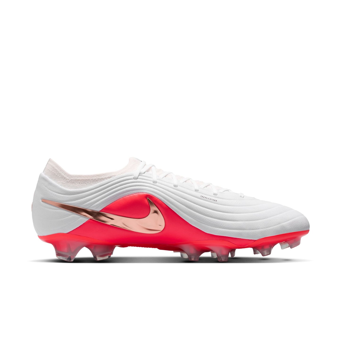 Nike Tiempo Maestro Elite FG  Firm Ground Soccer Cleats - White-Blur/ Bright Crimson