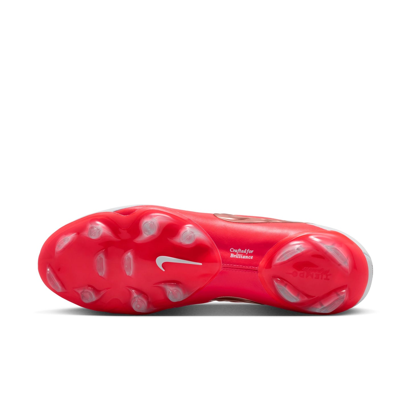 Nike Tiempo Maestro Elite FG  Firm Ground Soccer Cleats - White-Blur/ Bright Crimson