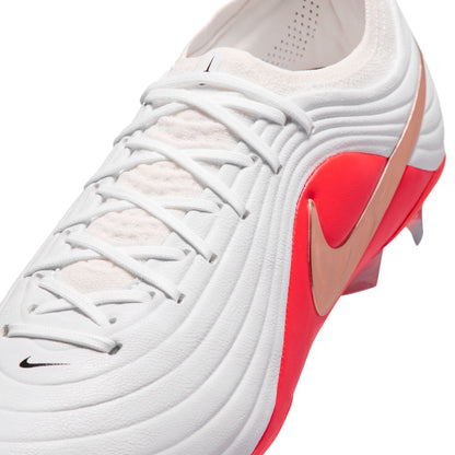 Nike Tiempo Maestro Elite FG  Firm Ground Soccer Cleats - White-Blur/ Bright Crimson