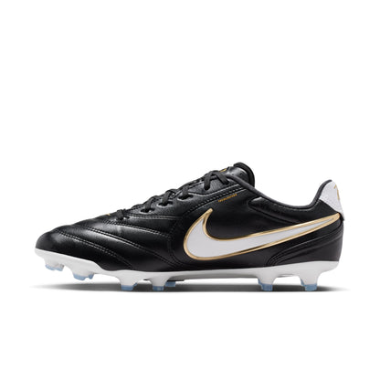 Nike Tiempo Ligera 10 Pro FG Soccer Cleats - Black/ White