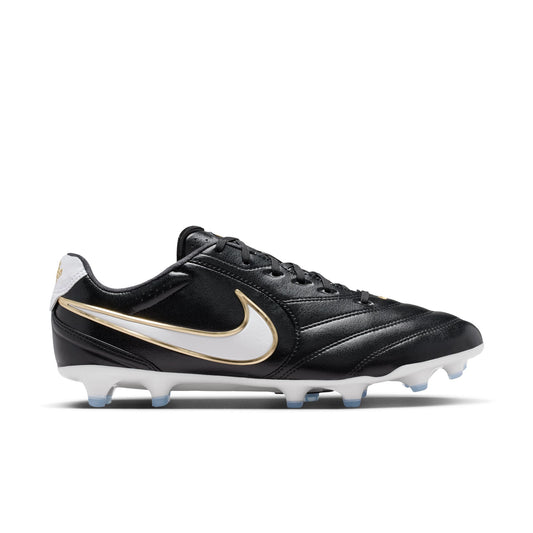 Nike Tiempo Ligera 10 Pro FG Soccer Cleats - Black/ White