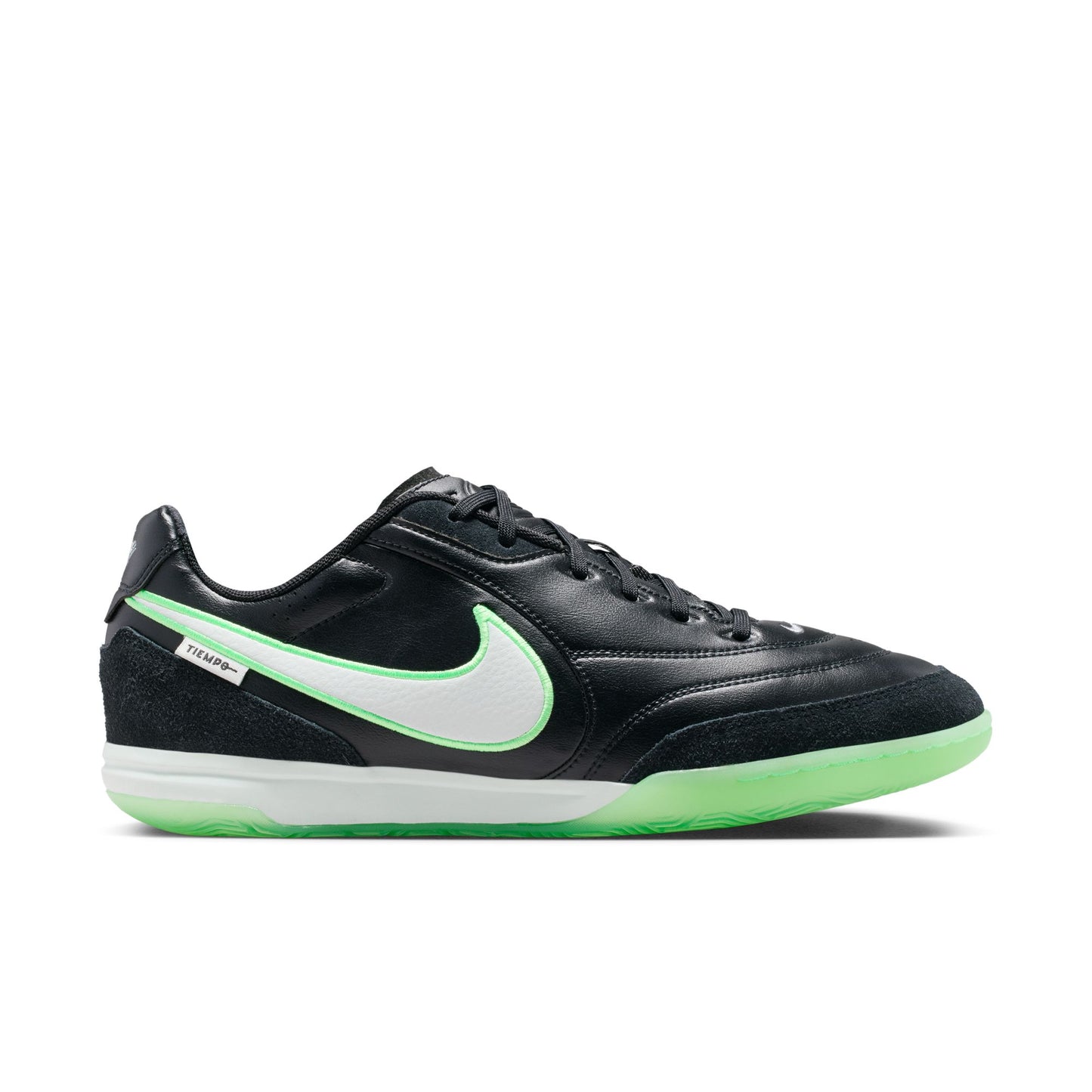 Nike Tiempo Streetgato Indoor Soccer Shoes - Black/ Illusion Gren Black