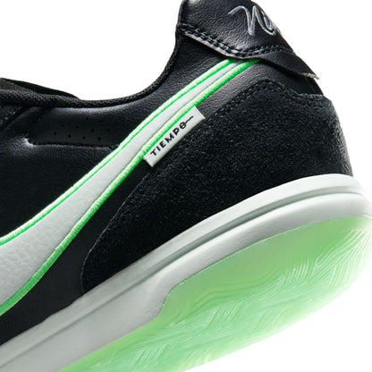 Nike Tiempo Streetgato Indoor Soccer Shoes - Black/ Illusion Gren Black