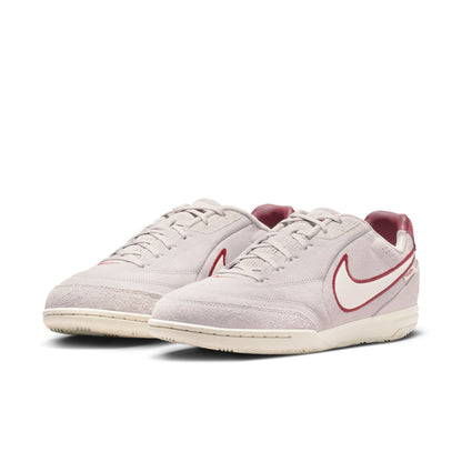 Nike Tiempo Streetgato PRM Indoor Soccer Shoes-  Moon Particle/Chalk/Team Red