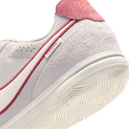 Nike Tiempo Streetgato PRM Indoor Soccer Shoes-  Moon Particle/Chalk/Team Red