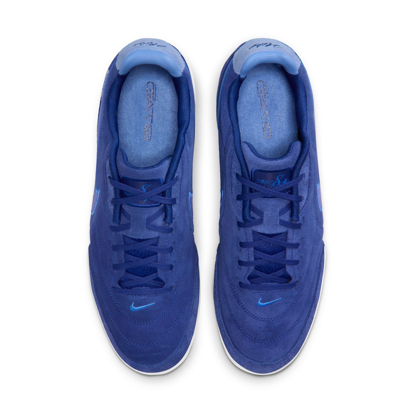 Nike Tiempo Streetgato PRM Indoor Soccer Shoes-   Deep Royal Blue/Polar Blue Crystal