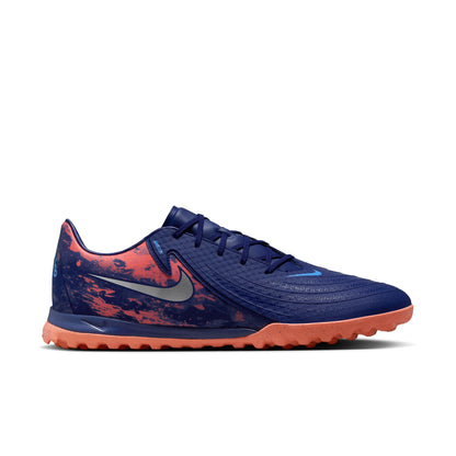 Nike Phantom GX Academy TF Soccer Shoes - Blue Void/ Chrome