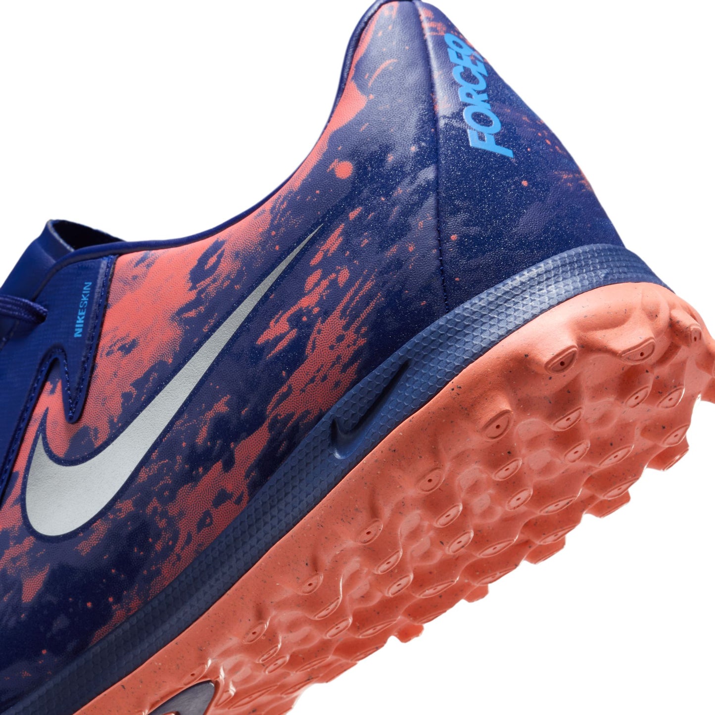 Nike Phantom GX Academy TF Soccer Shoes - Blue Void/ Chrome