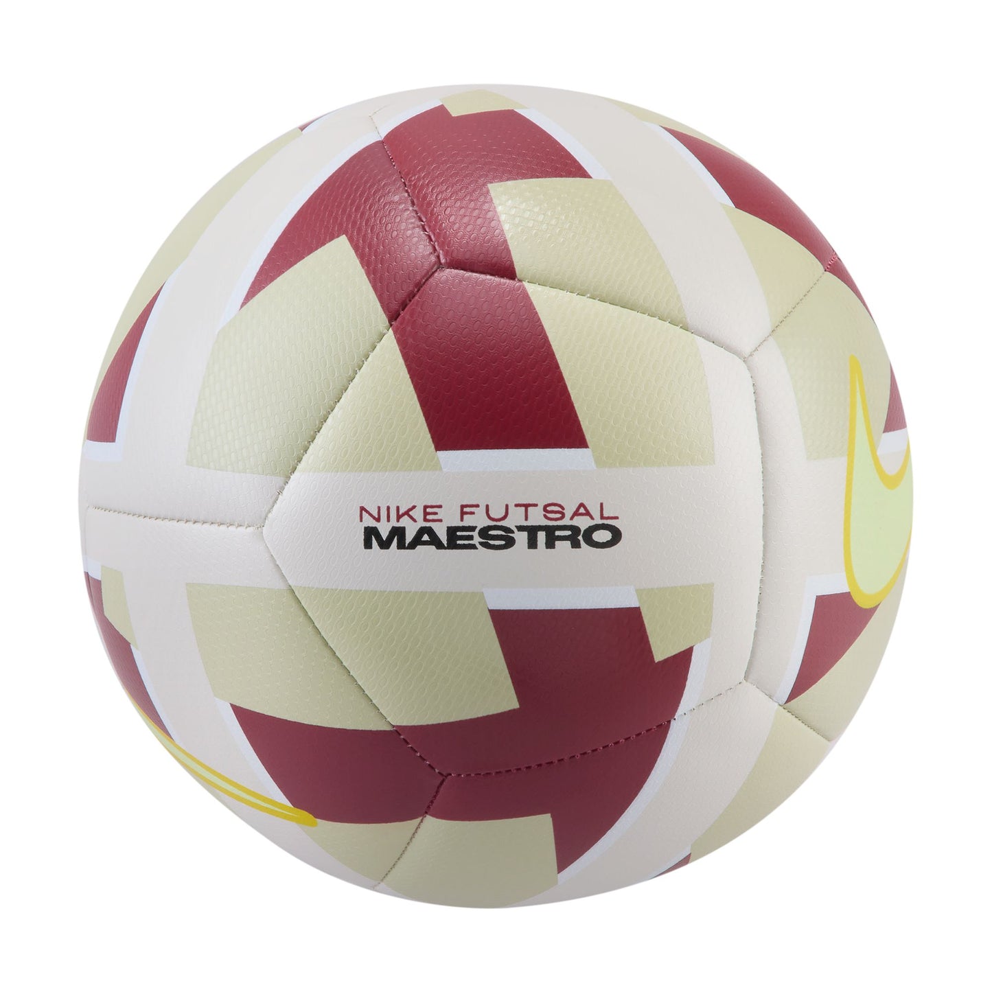 Nike Maestro Futsal Ball - Olive Aura/ Team Red/ Chalk/ Lt Liquid Lime