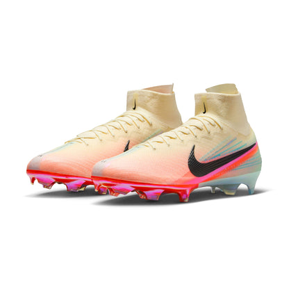 Nike Air Zoom Mercurial Superfly 10 Elite FG Firm Ground Soccer Cleat -Pale Ivory/ Black