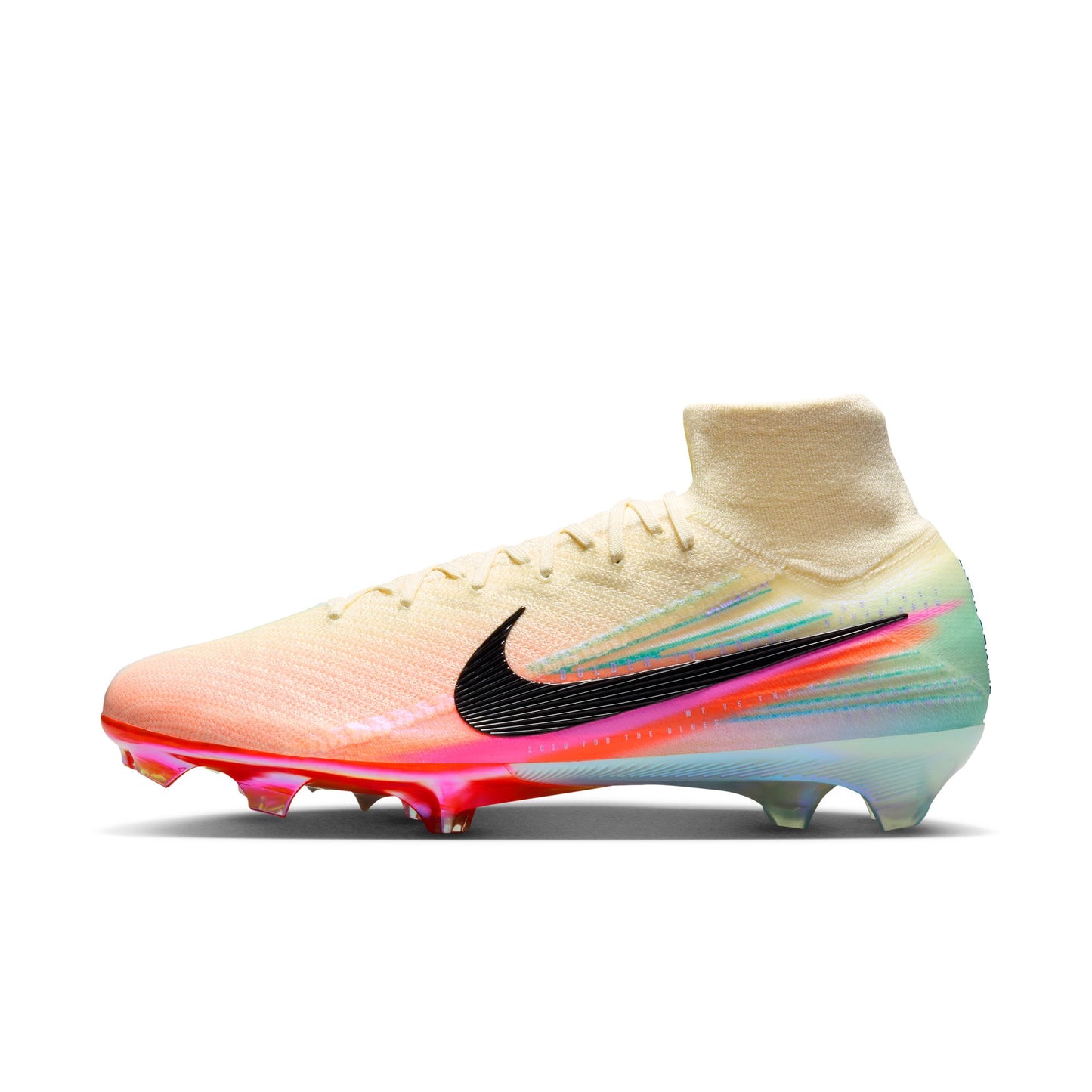 Nike Air Zoom Mercurial Superfly 10 Elite FG Firm Ground Soccer Cleat -Pale Ivory/ Black