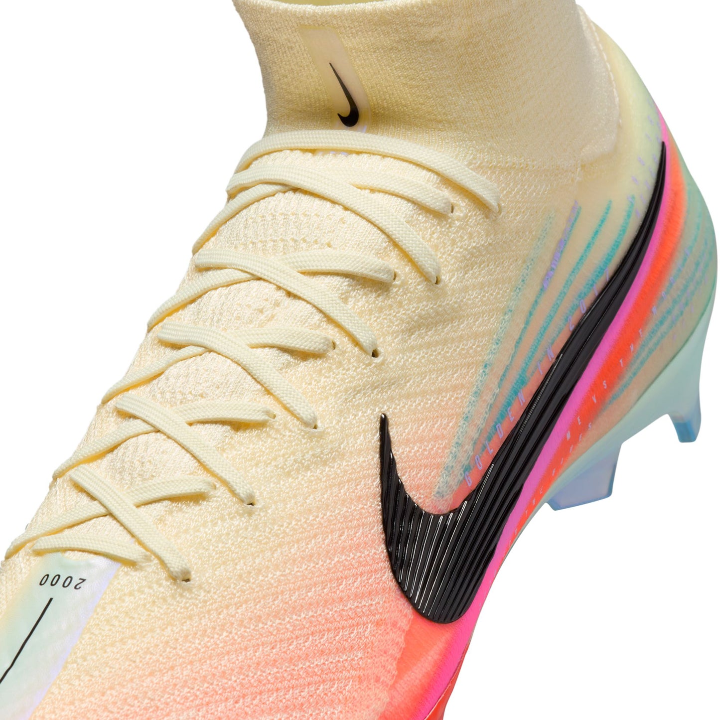 Nike Air Zoom Mercurial Superfly 10 Elite FG Firm Ground Soccer Cleat -Pale Ivory/ Black