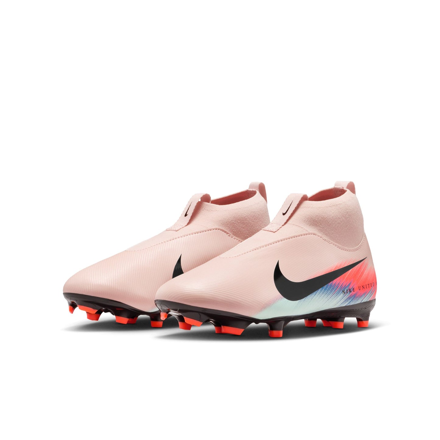Nike Junior Superfly 10 Academy FG/MG Firm Ground/Multi Ground NU2 Soccer Shoes - Slit Red/Racer Blue
