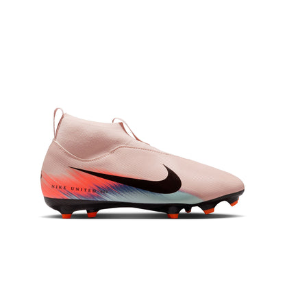 Nike Junior Superfly 10 Academy FG/MG Firm Ground/Multi Ground NU2 Soccer Shoes - Slit Red/Racer Blue
