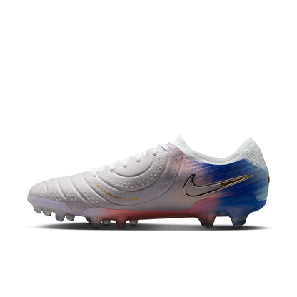 Nike United Tiempo Legend 10 Elite FG Firm Ground Soccer Cleat- Vast Grey/Racer Blue