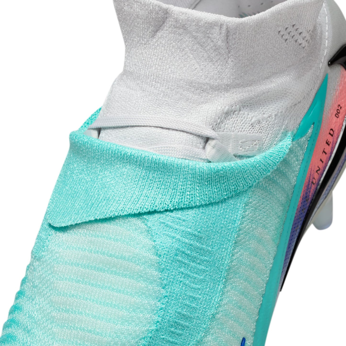 Nike United Phantom 6 High Elite FG Firm Ground Soccer Cleat- Pistachio Frost/Hyper Orange