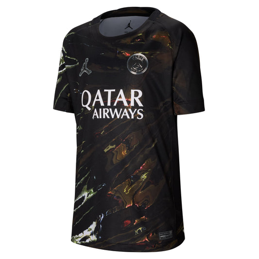 Kid's Nike Replica Paris Saint German Night Edition Jersey 2026/2027 - Black/White/Black