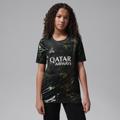 Kid's Nike Replica Paris Saint German Night Edition Jersey 2026/2027 - Black/White/Black