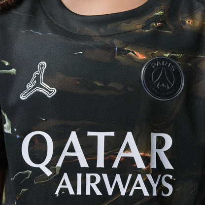 Kid's Nike Replica Paris Saint German Night Edition Jersey 2026/2027 - Black/White/Black