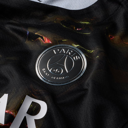 Kid's Nike Replica Paris Saint German Night Edition Jersey 2026/2027 - Black/White/Black