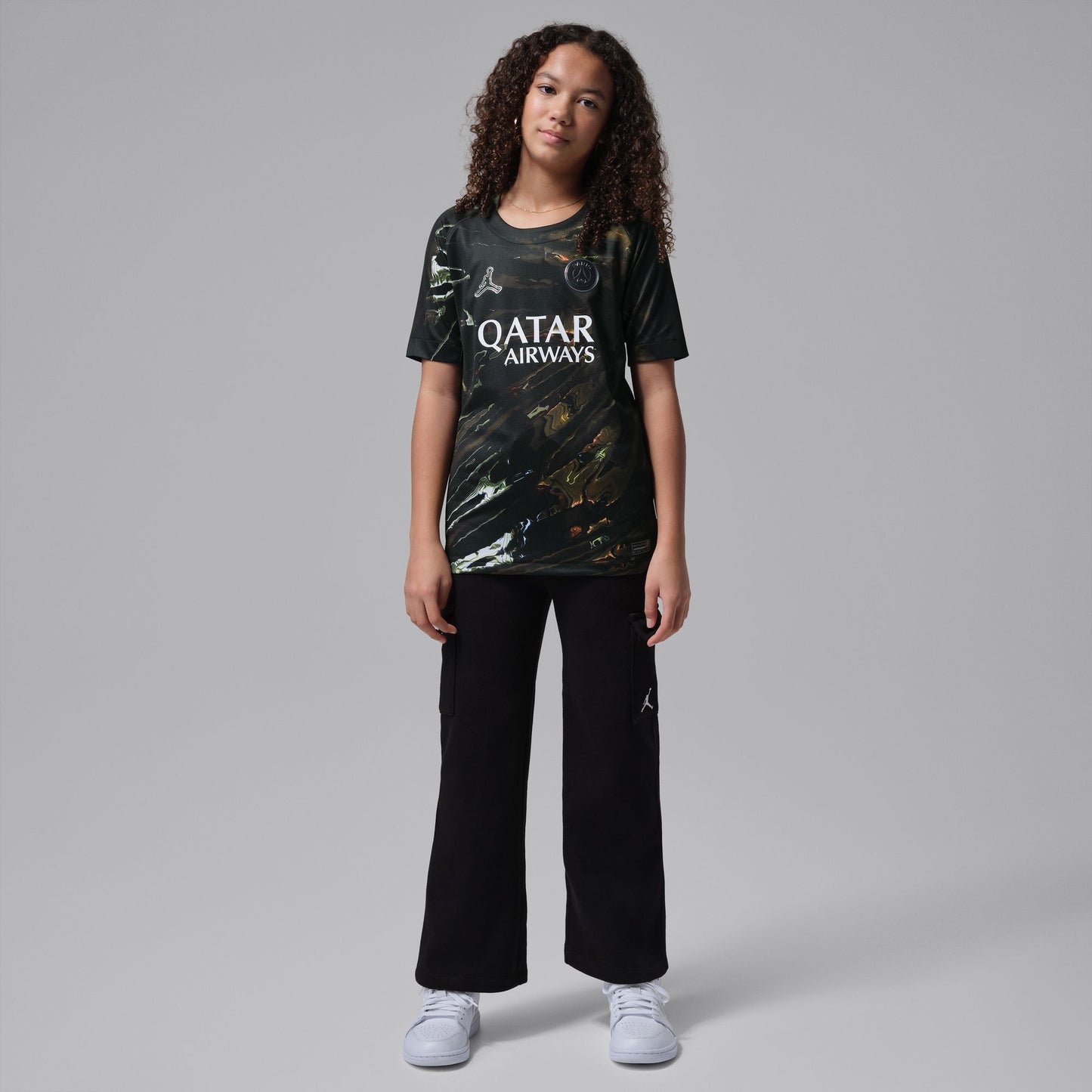 Kid's Nike Replica Paris Saint German Night Edition Jersey 2026/2027 - Black/White/Black