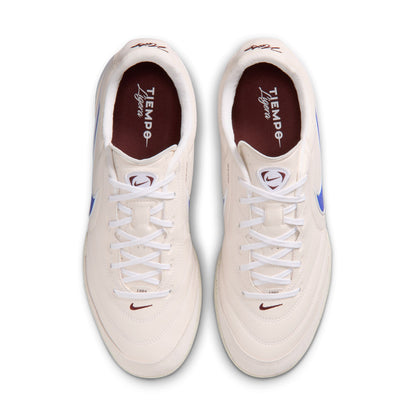 Nike Tiempo Ligera 10 Pro TF Turf Soccer Cleats - Chalk/ Racer Blue/ White