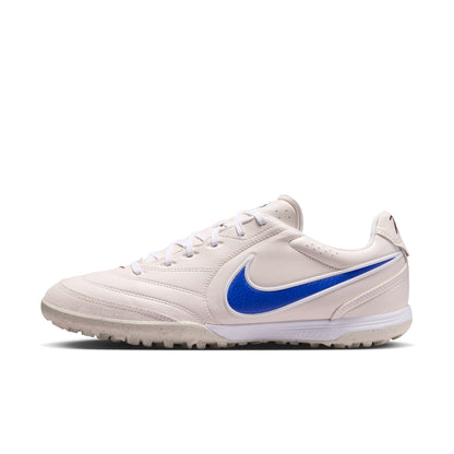 Nike Tiempo Ligera 10 Pro TF Turf Soccer Cleats - Chalk/ Racer Blue/ White