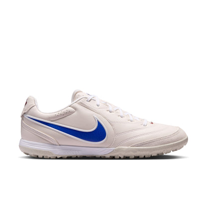 Nike Tiempo Ligera 10 Pro TF Turf Soccer Cleats - Chalk/ Racer Blue/ White