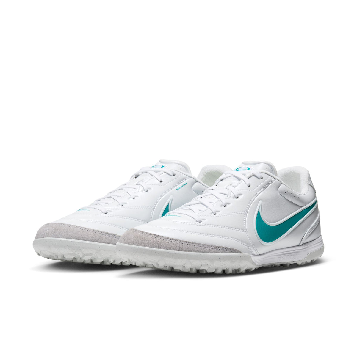 Nike Tiempo Ligera 10 Pro TF Soccer Shoes - White/ Dusty Cactus/ White